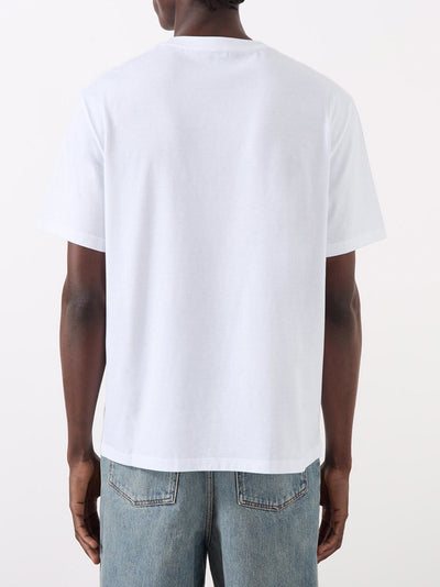 Loewe – Anagram – Weißes T-Shirt mit Fake-Tasche