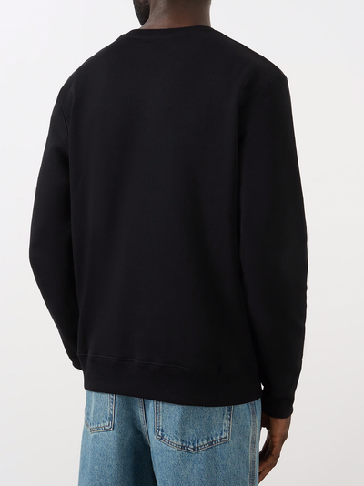 Loewe – Schwarzes Sweatshirt mit Logo-Stickerei