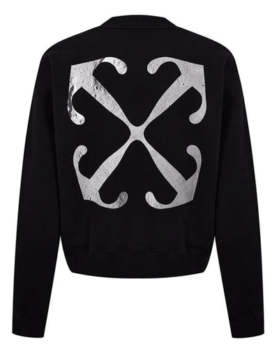 Off-White – Lunar Arrow – Skate-Sweatshirt in Schwarz