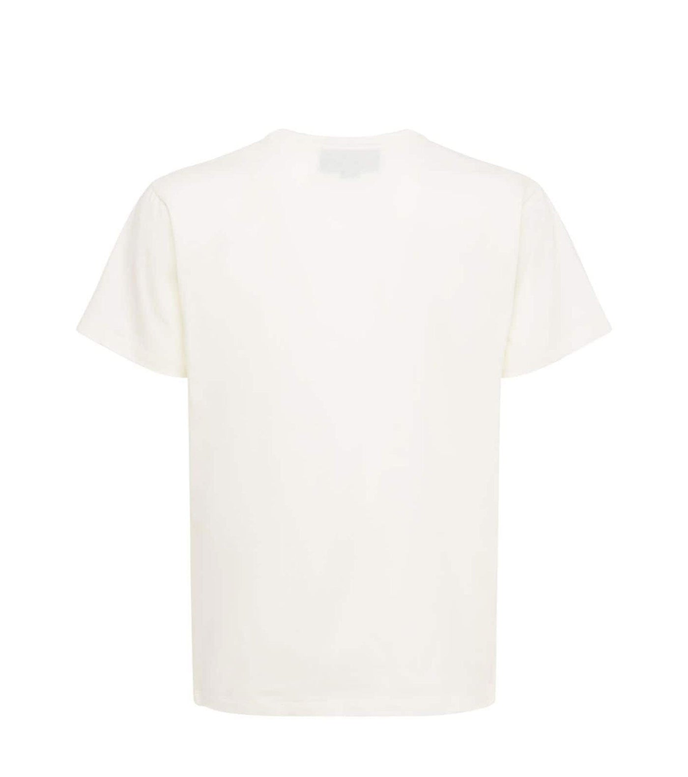 Gucci – Weißes T-Shirt mit Apfel-Print „Les Pommes“