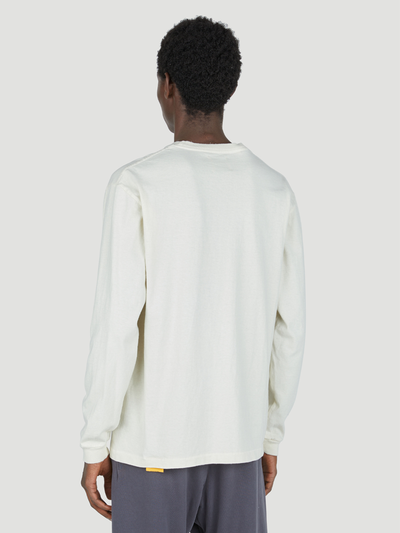 Gallery Dept – Langärmliges T-Shirt mit Dept-Logo in Creme