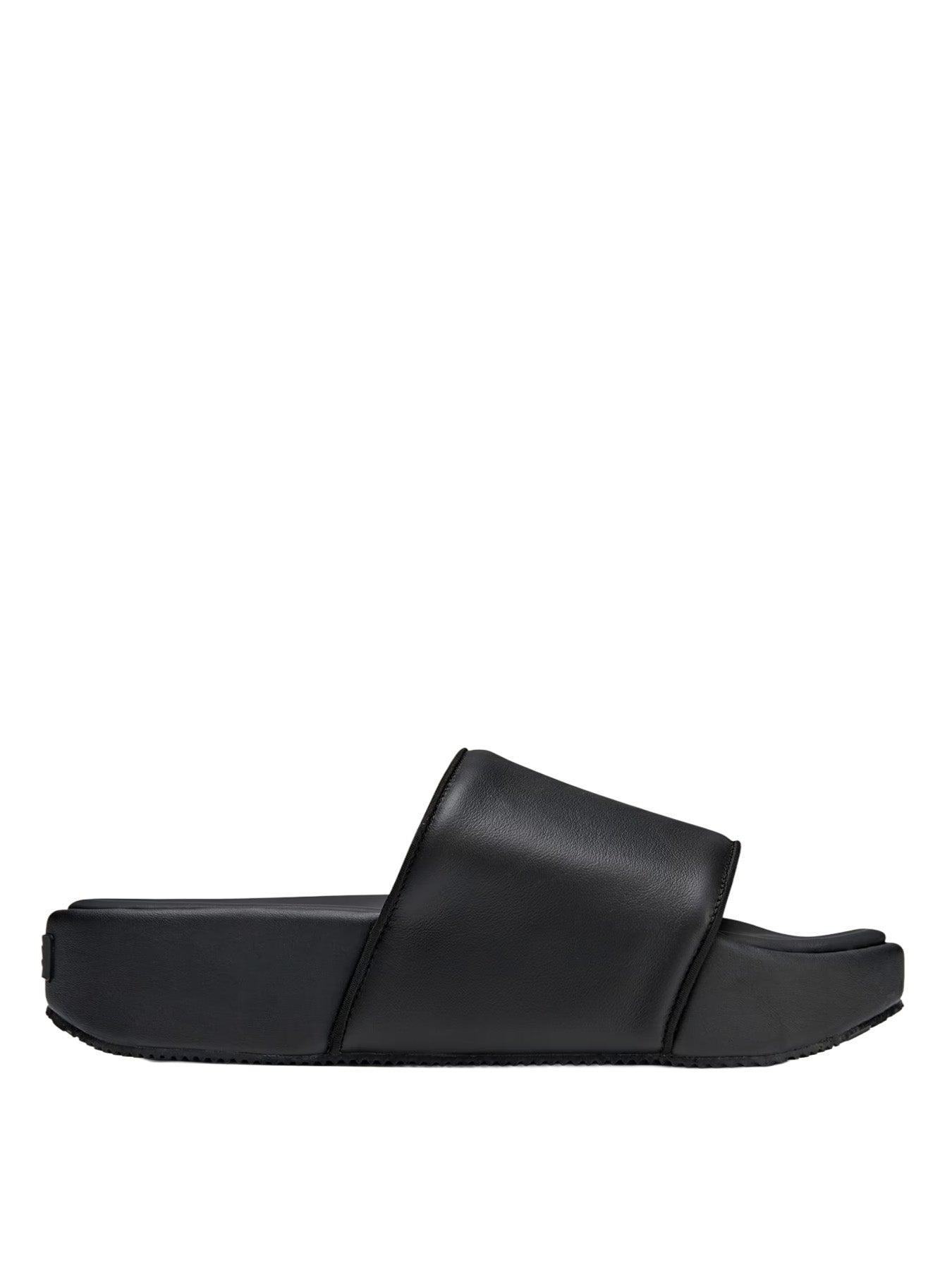 adidas Y-3 – Plateau-Slides in Schwarz