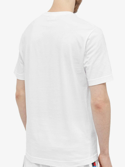 Missoni Sport – Weißes T-Shirt mit kleinem Logo