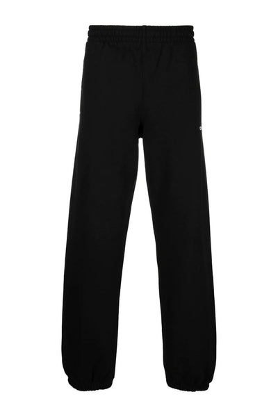 Off-White – Schwarze Jogginghose mit Kettenpfeilen-Print