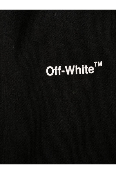 Off-White – Schwarze Jogginghose mit Kettenpfeilen-Print