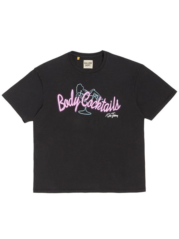 Gallery Dept – Body Cocktails – Schwarzes T-Shirt