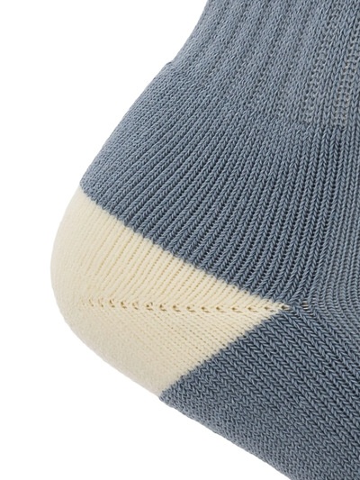 Amiri MA – Gestreifte Socken in Staubblau
