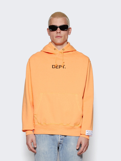 Gallery Dept – Kapuzenpullover mit Logo in Flo-Orange