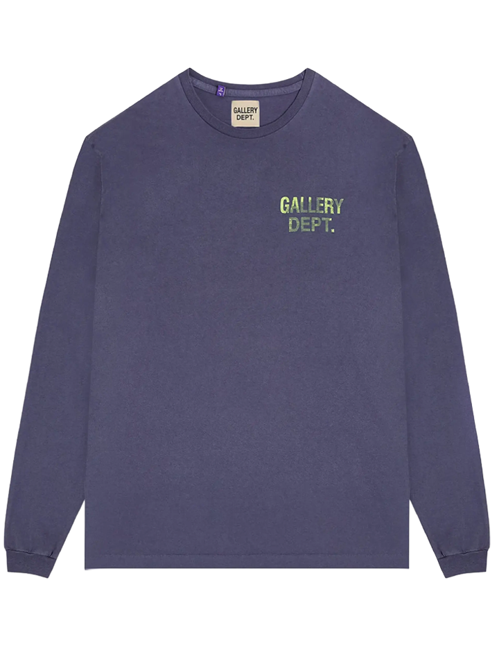 Gallery Dept – Langärmliges Souvenir-T-Shirt in Marineblau
