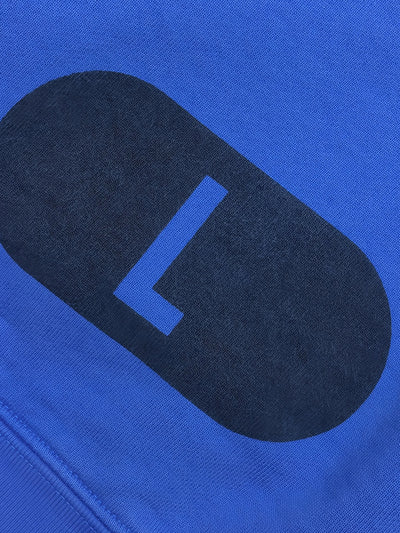 Gallery Dept – Blauer Kapuzenpullover mit Box-Merch