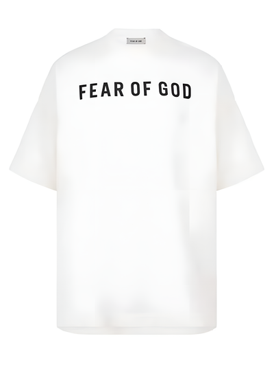 Fear of God – Oversize-T-Shirt mit Logo-Aufdruck in Weiß