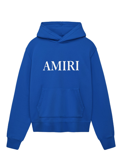 Amiri – Kapuzenpullover mit Core-Logo in Blau