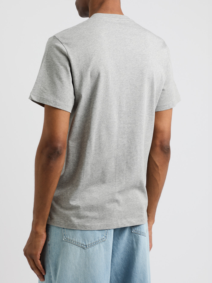 Loewe – T-Shirt mit Anagram-Stickerei in Graumeliert