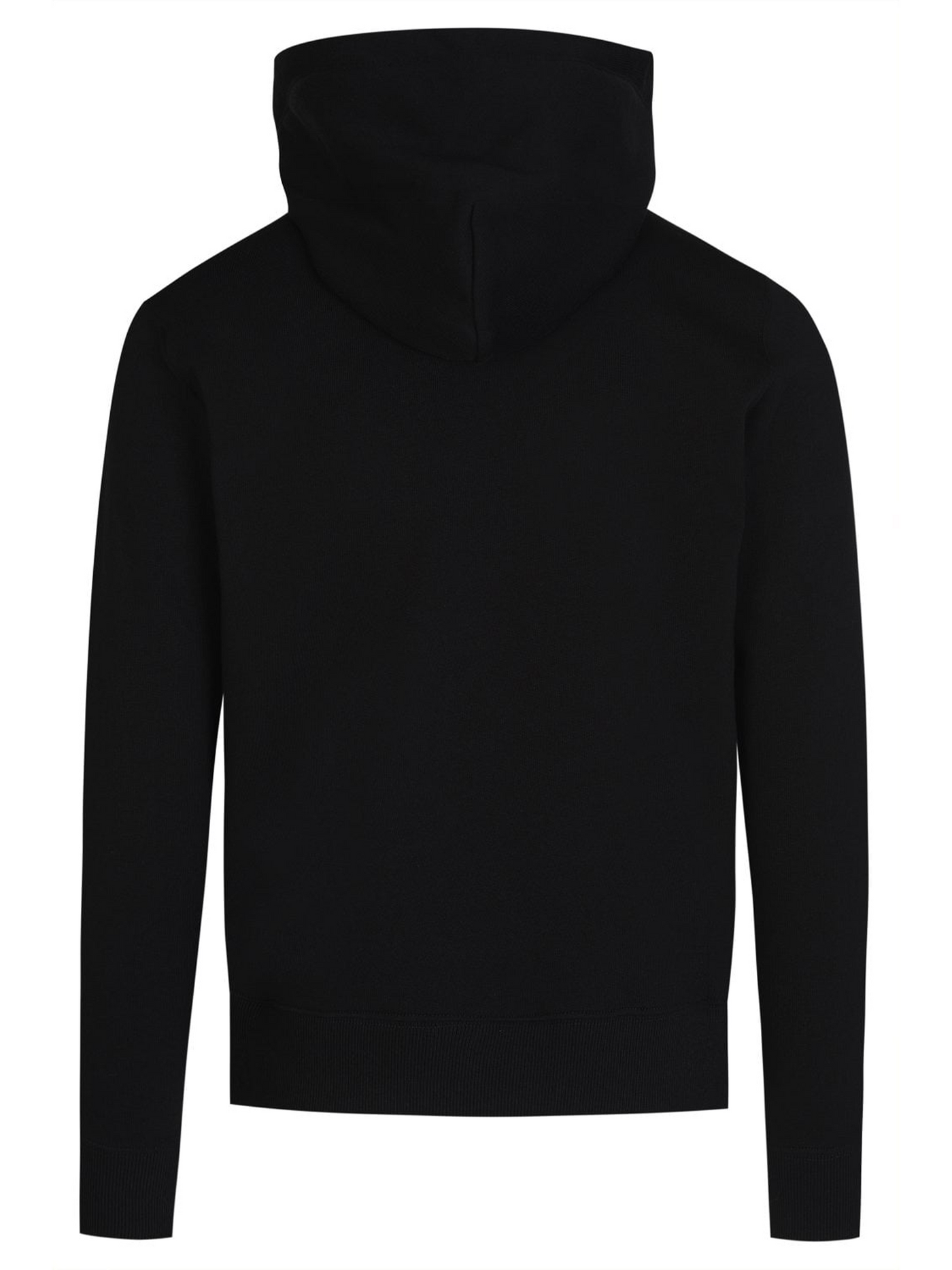 Valentino – Schwarzer Kapuzenpullover mit geprägtem Logo