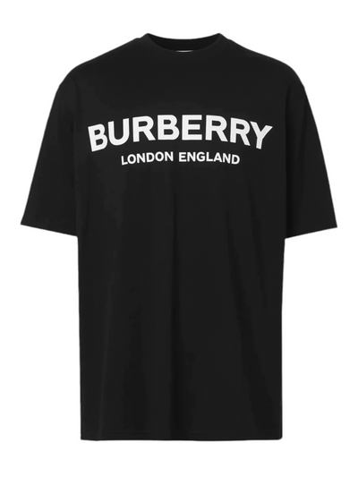 Burberry London – Letchford – Bedrucktes T-Shirt in Schwarz