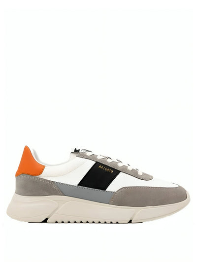 Axel Arigato „Genesis“ Wildleder-Sneaker in Grau/Schwarz