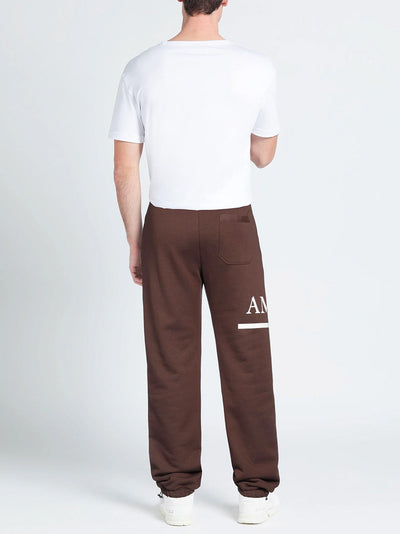 Amiri – Jogginghose mit MA-Bar-Logo-Aufdruck in Braun
