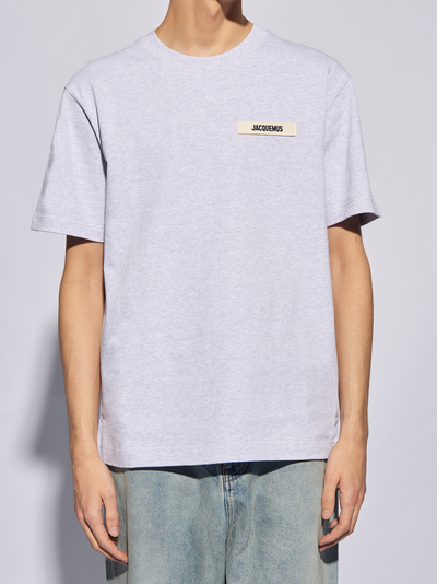 Jacquemus Le Gros Grain Logo T-Shirt Grau