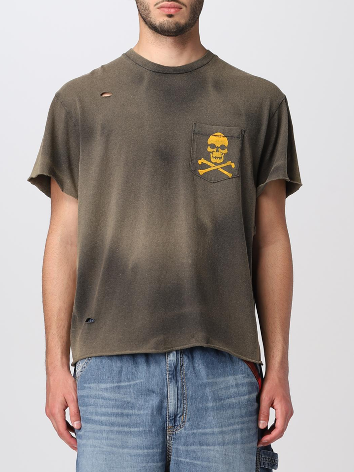 Gallery Dept – Schwarzes T-Shirt mit Reißverschluss