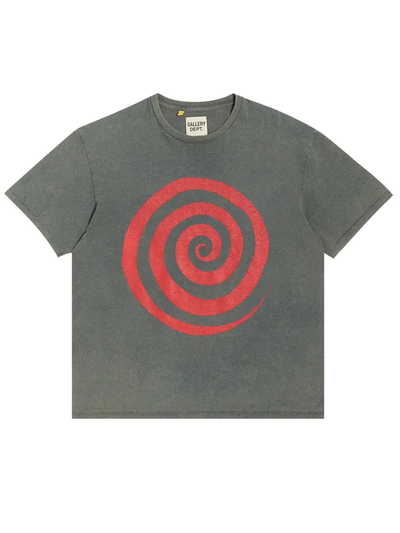 Gallery Dept – Lost – T-Shirt in verblasstem Schwarz