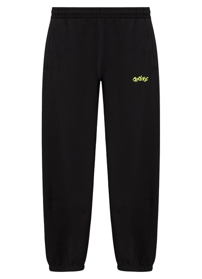 Off-White – Schwarze Jogginghose mit Gegenpfeil-Print