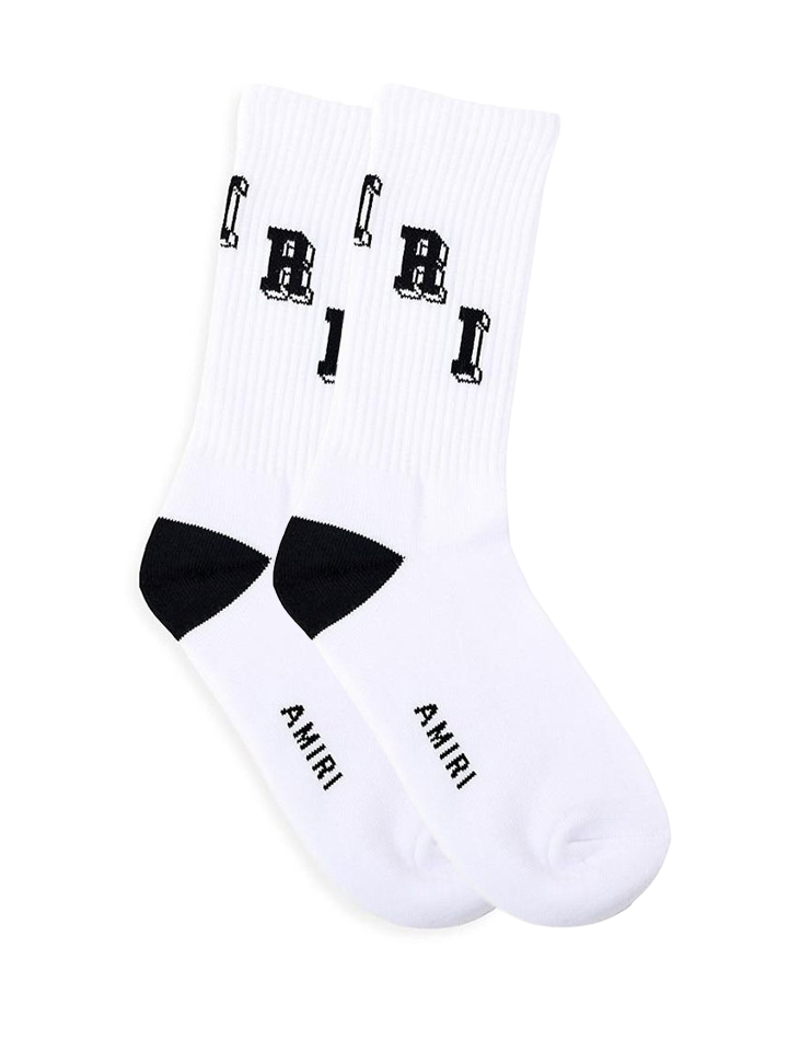 Amiri College-Socken in Weiß