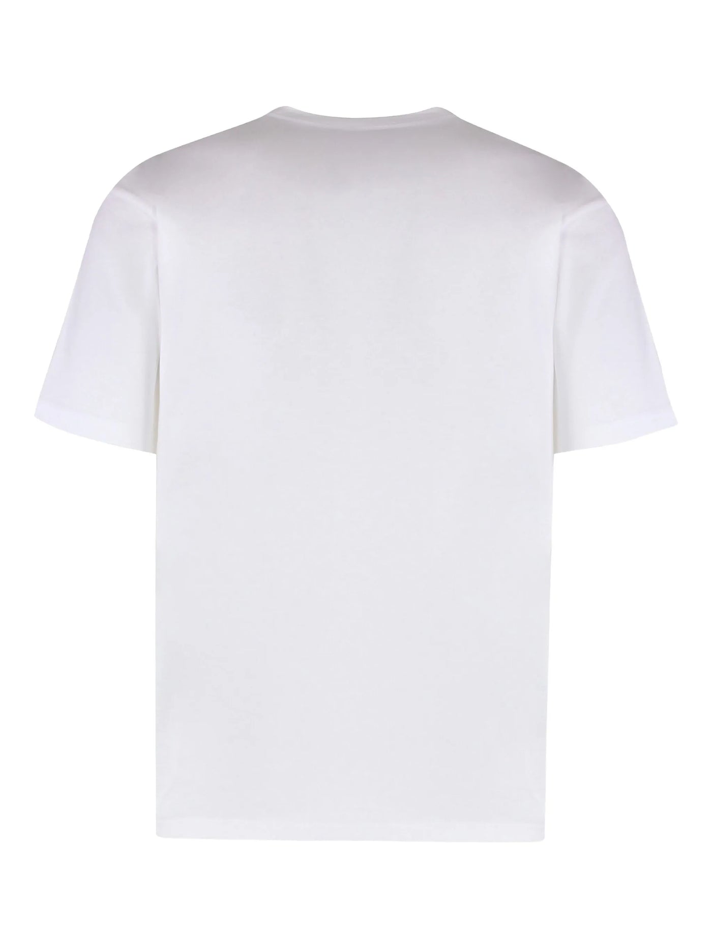 Valentino – Jersey-T-Shirt mit Chez Valentino-Print in Weiß