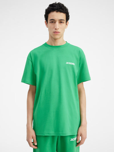 Jacquemus – T-Shirt „Le Logo“ in Grün