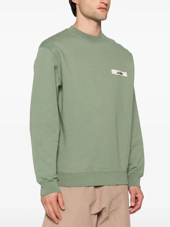 Jacquemus – Das Gros Grain-Sweatshirt in Grün