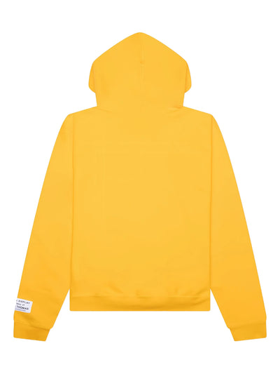 Gallery Dept – Gelber Kapuzenpullover mit Box-Merch