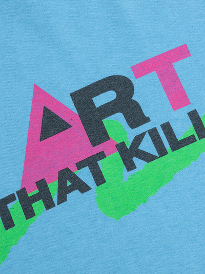 Gallery Dept – T-Shirt im Stil der 80er in Blau