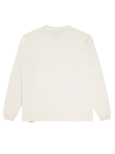 Gallery Dept – Langärmliges T-Shirt mit Dept-Logo in Creme